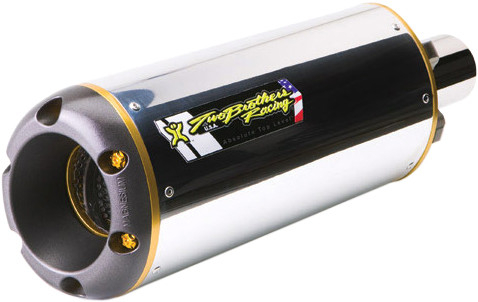 Two Brothers Racing - Two Brothers Racing M-2 V.A.L.E. Slip-On - Aluminum - 005-1460406V