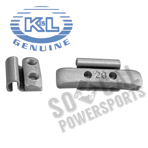 K&L Supply - K&L Supply Wheel Weights - 41075-0004 - 43222-73H10 - Steel - 10gm. - 32-4054