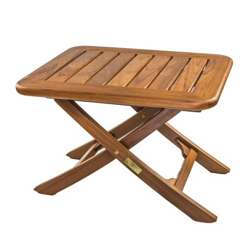 Whitecap - Whitecap Teak Small Adjustable Slat Top Table