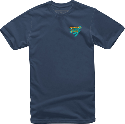 Alpinestars - Alpinestars Racing Then T-Shirt - 1232-72226-70-XXL - Navy - 2XL