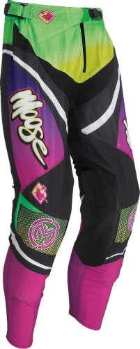 Moose Racing - Moose Racing Sahara Pants - 2901-10410 - Purple/Green - 28