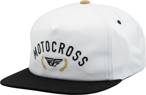 Fly Racing - Fly Racing Fly Champion Hat - 351-0016 - White/Black - OSFM
