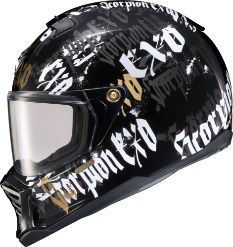 Scorpion - Scorpion EXO-HX1 Blackletter Helmet - HX1-2013 - Black - Small