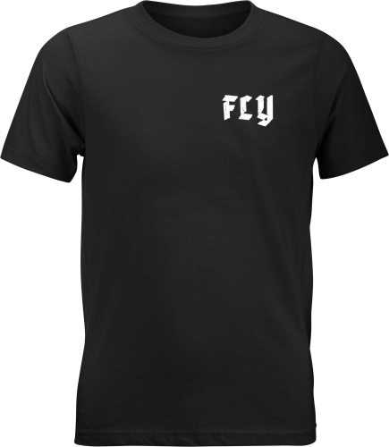 Fly Racing - Fly Racing Moto Mind Youth T-Shirt - 352-0430YL - Black - Large