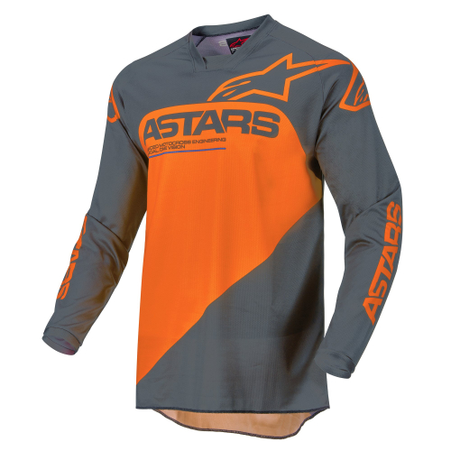 Alpinestars - Alpinestars Racer Supermatic Jersey - 3761522-1440-L - Anthracite/Orange - Large
