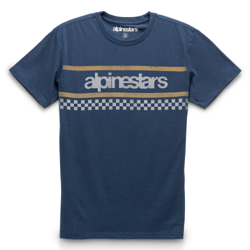 Alpinestars - Alpinestars Finish Premium T-Shirt - 1230-71506-70-L - Navy - Large