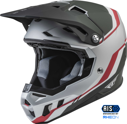 Fly Racing - Fly Racing Formula CC Driver Helmet - 73-43132X - Silver/Red/White - 2XL