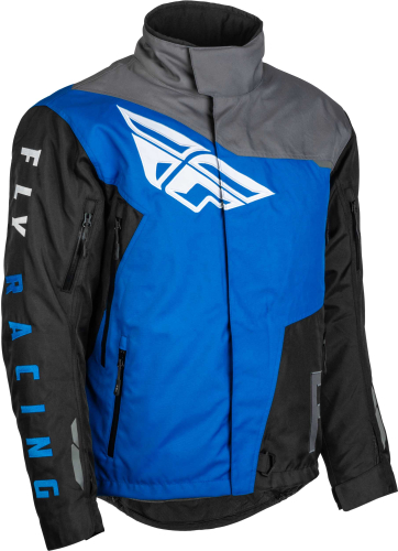 Fly Racing - Fly Racing SNX Pro Youth Jacket - 470-4116YL - Black/Gray/Blue - Large