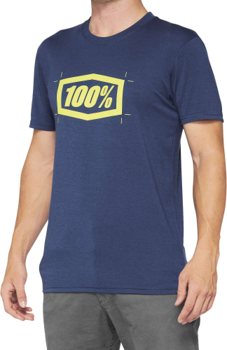 100% - 100% Cropped Tech T-Shirt - 35026-015-10 - Navy - Small