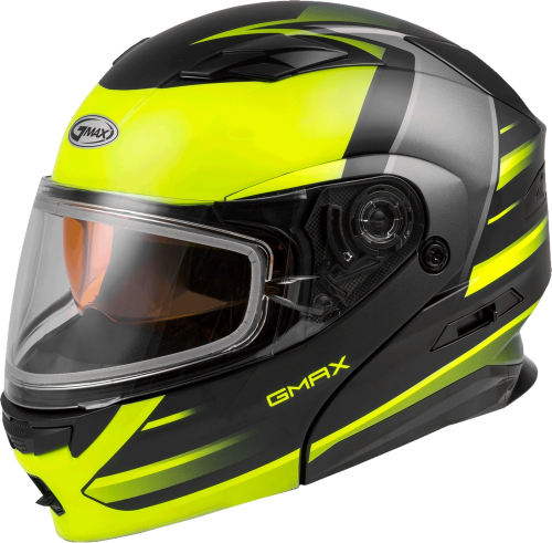G-Max - G-Max MD-01S Descendant Helmet - M2013744 - Matte Black/Hi-Vis - Small