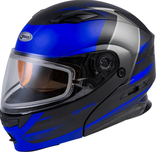 G-Max - G-Max MD-01S Descendant Helmet - M2013114 - Matte Black/Blue - Small