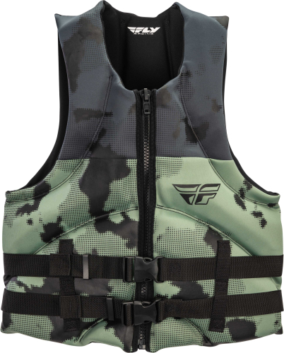 Fly Racing - Fly Racing Neoprene Flotation Vest - 142424-400-010-20 - Sage/Black - X-Small