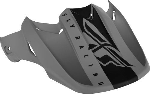 Fly Racing - Fly Racing Visor for F2 Carbon-Shield Helmets - Shield Matte Black/Gray - 73-46252