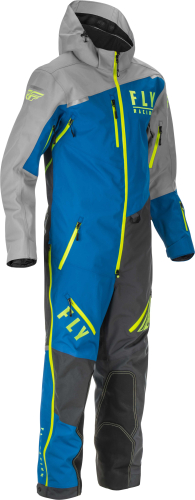 Fly Racing - Fly Racing Cobalt Snowbike Monosuit - 470-4159S - Blue/Black/Hi-Vis - Small