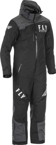 Fly Racing - Fly Racing Cobalt Monosuit Insulated - 470-41502X - Black/Gray - 2XL