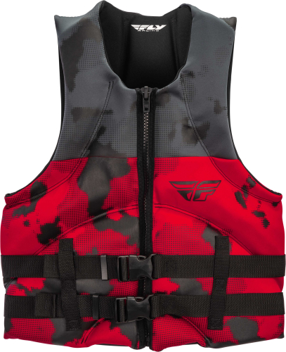 Fly Racing - Fly Racing Neoprene Flotation Vest - 142424-100-010-20 - Red - X-Small
