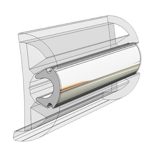 TACO Marine - TACO Flex Chrome Insert 15/16" x 17/32" - 100&#39;