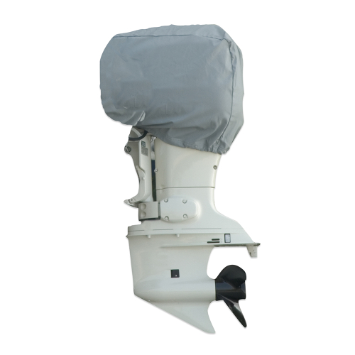 Carver by Covercraft - Carver Poly-Flex II 10-35 HP Universal Motor Cover - 20"L x 20"H x 14"W - Grey