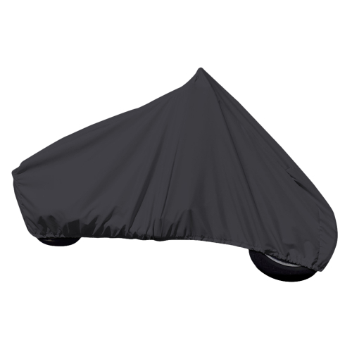 Carver by Covercraft - Carver Sun-Dura Motorcycle Cruiser w/No/Low Windshield Cover - Black