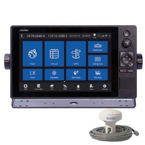 ComNav Marine - ComNav M10 DGPS Chartplotter w/Integrated Class B AIS Transceiver