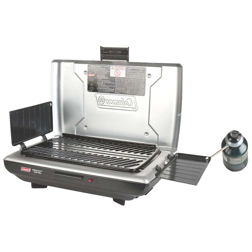 Coleman - ColemanPerfectFlow&trade; Camp Propane Grill+ w/Instastart Push-Button