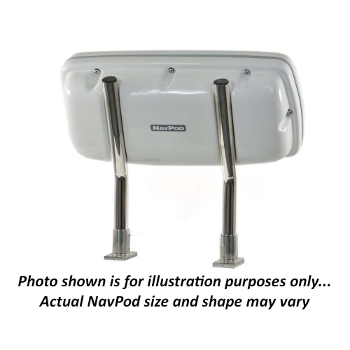 NavPod - NavPod SystemPod Pre-Cut f/Garmin GPSMAP&reg; 8410xsv &amp; 8610xsv on Right &amp; 2 Additional Instruments (3.6&Prime; holes) on Left f/9.5&Prime; Wide Guard