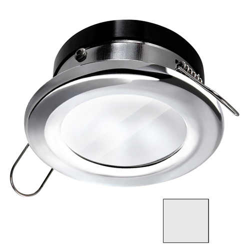 I2Systems Inc - i2Systems Apeiron A1110Z - 4.5W Spring Mount Light - Round - Cool White - Chrome Finish