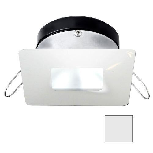I2Systems Inc - i2Systems Apeiron A1110Z - 4.5W Spring Mount Light - Square/Square - Cool White - White Finish