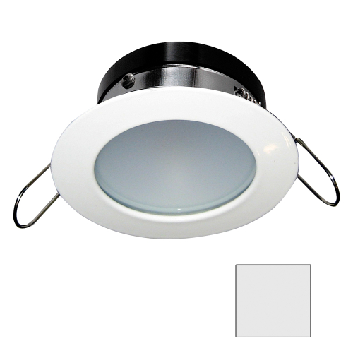 I2Systems Inc - i2Systems Apeiron A1110Z - 4.5W Spring Mount Light - Round - Cool White - White Finish