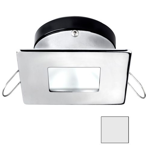 I2Systems Inc - i2Systems Apeiron A1110Z - 4.5W Spring Mount Light - Square/Square - Cool White - Chrome Finish
