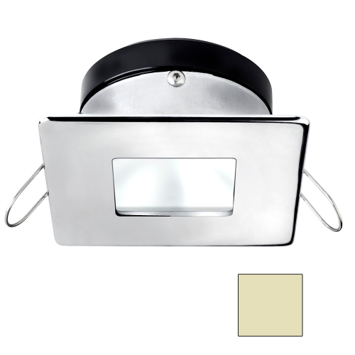 I2Systems Inc - i2Systems Apeiron A1110Z - 4.5W Spring Mount Light - Square/Square - Warm White - Chrome Finish