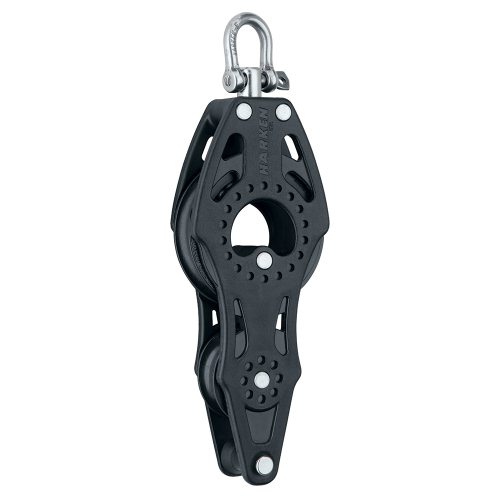 Harken - Harken 57mm Carbo Air Fiddle Block w/Swivel &amp; Becket - Fishing