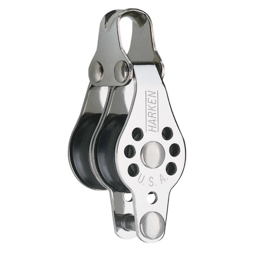 Harken - Harken 22mm Double Micro Block w/Becket- Fishing