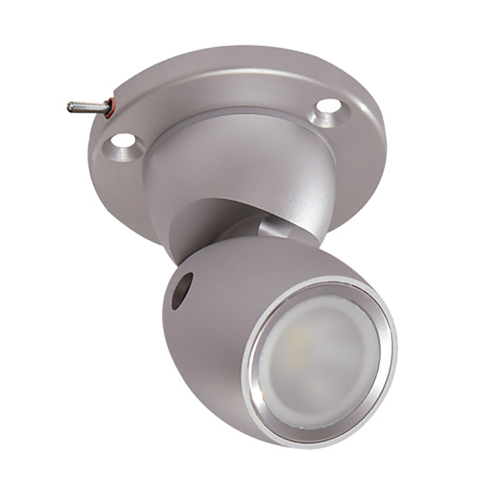 Lumitec - Lumitec GAI2 Warm White Dimming - Heavy-Duty Base w/Built-In Switch - Brushed Housing