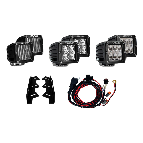 RIGID Industries - RIGID Industries 2017-2018 Ford Raptor Triple Fog Light Kit