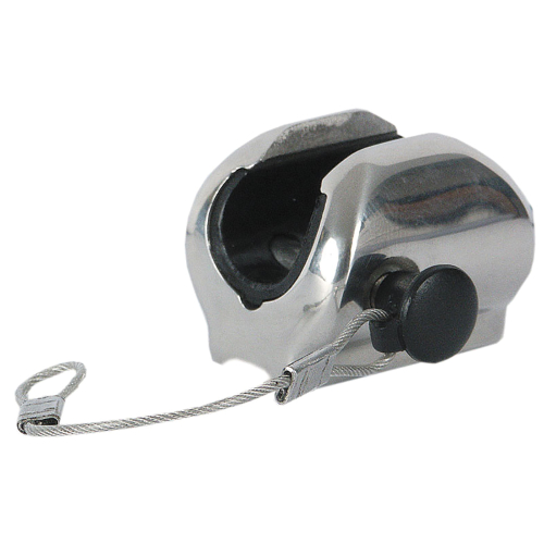 TACO Marine - TACO Concave Deck Hinge w/Pin &amp; Lanyard - Fits 7/8" Tube