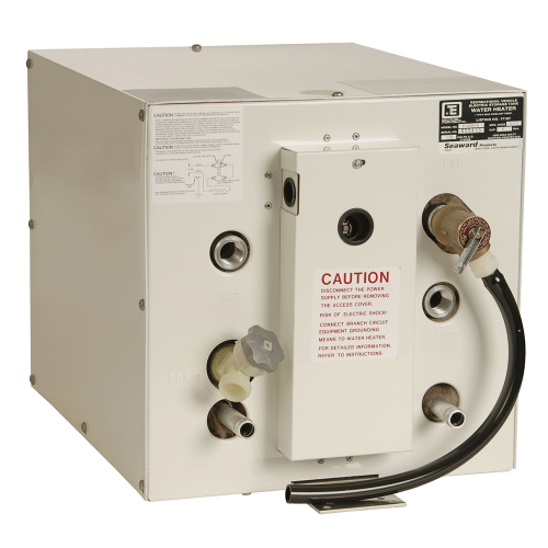 Whale Marine - Whale Seaward 6 Gallon Hot Water Heater w/Front Heat Exchanger - White Epoxy - 240V - 1500W