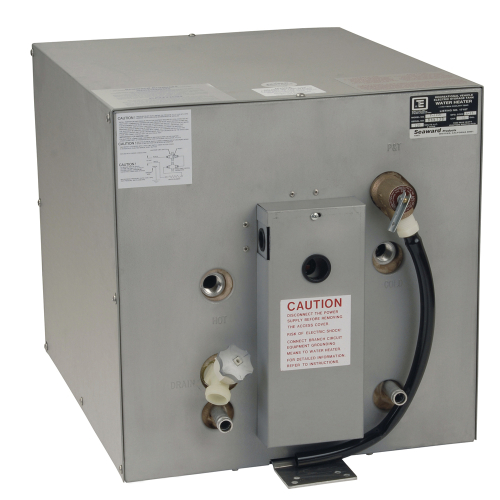 Whale Marine - Whale Seaward 11 Gallon Hot Water Heater w/Front Heat Exchanger - Galvanized Steel - 120V - 1500W