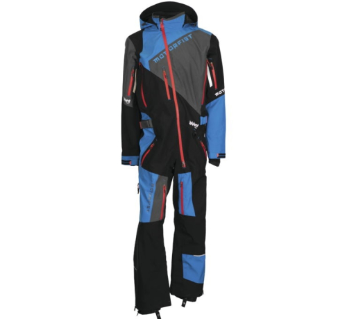 Motorfist - Motorfist Blitz II Suit - MF20A-M11-XLT - Black/Blue - XL Tall
