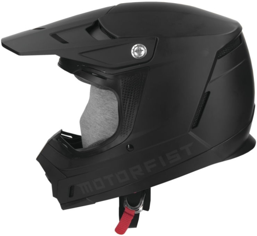 Motorfist - Motorfist Defender Helmet - MF20A-A94-BLK-2X - Black/Black - 2XL