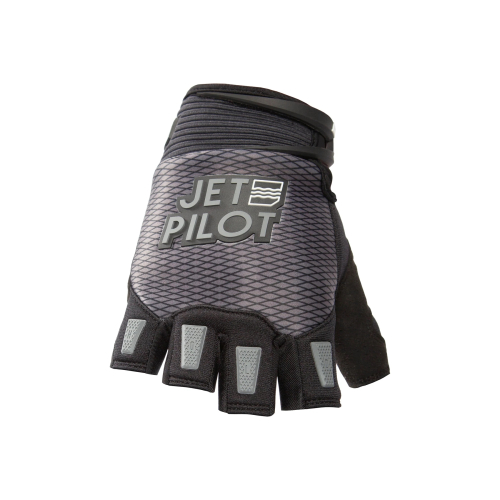 Jetpilot - Jetpilot Hold Fast Short Gloves - JP22302BLKGRYL - Black/Gray - Large