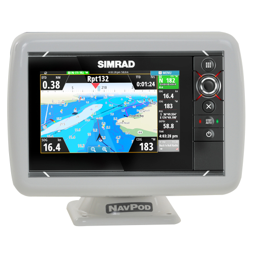 NavPod - NavPod PP4406 PowerPod Pre-Cut f/Simrad NSS7 evo2 or B&G Zeus&#178; 7