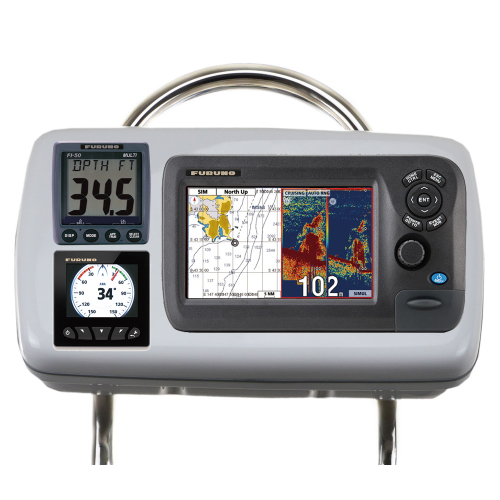 NavPod - NavPod GP2080-18 SystemPod Pre-Cut f/Furuno GP1870/GP1870F & 2 Instruments f/12" Wide Guard