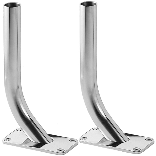 TACO Marine - TACO Striker Base Gunnel Mounts (pair) f/1-&#189;" Poles