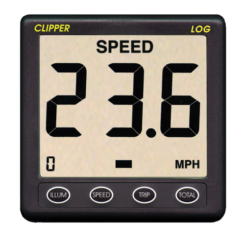 Clipper - Clipper Speed Log Instrument w/Transducer & Cover