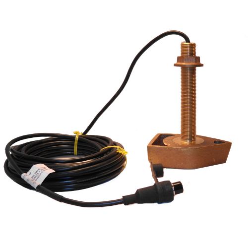 SI-TEX - SI-TEX 120kHz Bronze Thru-Hull Transducer f/SDD-110