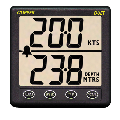 Clipper - Clipper Duet Instrument Depth Speed Log w/Transducer