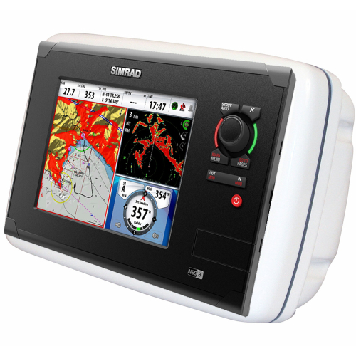 NavPod - NavPod GP2058 SailPod Precut f/Simrad NSS8 f/12" Wide Pedestal Guard