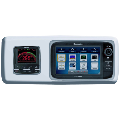 NavPod - NavPod GP1049 SystemPod Precut f/Raymarine e9 (Plus Space) f/9.5" Wide Pedestal Guard