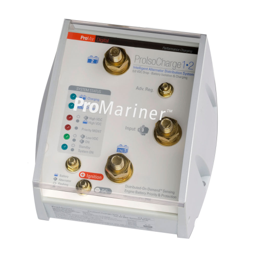 ProMariner - ProMariner ProIsoCharge Battery Isolator 120Amp 1-Alt 2-Bat - 12V